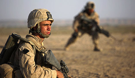 'Marines' en la provincia de Helmand, en el sur de Afganistn. | AP