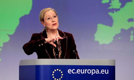 La comisaria europea de Relaciones Exteriores, Benita Ferrero-Waldner. | Efe
