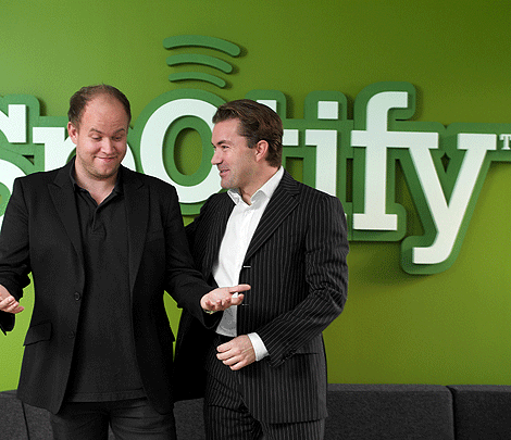 Los fundadores de Spotify