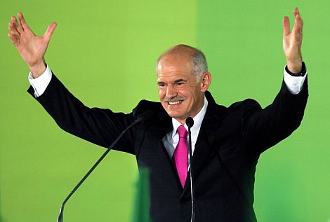 Giorgios Papandreou, en un reciente mitin. | Efe