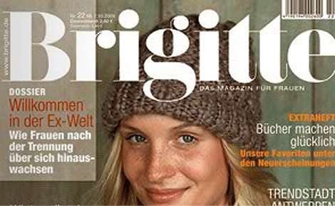 Portada de la revista alemana para mujeres 'Brigitte'.