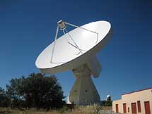 Radiotelescopio del OAN en Guadalajara.