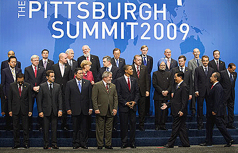 Foto de familia de la pasada cumbre del G20. | Afp