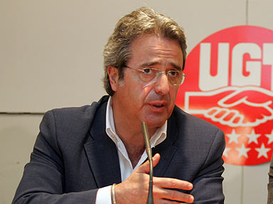 Jos Ricardo Martnez, secretario general de UGT Madrid. | Carlos Barajas