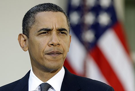 El presidente de EEUU, Barack Obama, en el jardn de la Casa Blanca. | AP
