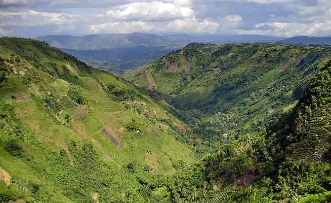 Detalle de la sierra colombiana. (Foto: W. Fernández)