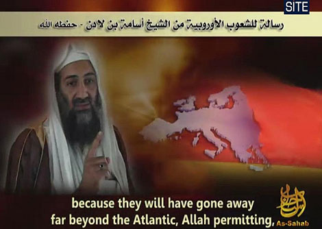 El lder de Al Qaeda, Osama bin Laden, en uno de sus ltimos mensajes. | AFP