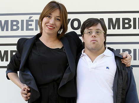 Pablo Pineda y Lola Dueas en el preestreno de la pelcula 'Yo tambin' en Madrid. | Efe