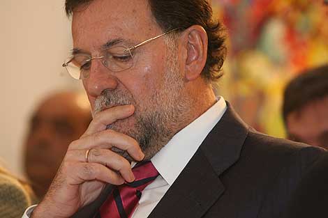 El presidente del Partido Popular, Mariano Rajoy. | Alberto Cullar