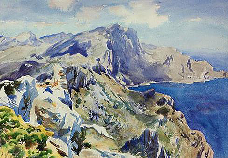 'Vista de Mallorca', de John Singer Sargent, subastada esta semana en Londres | CHRISTIE'S