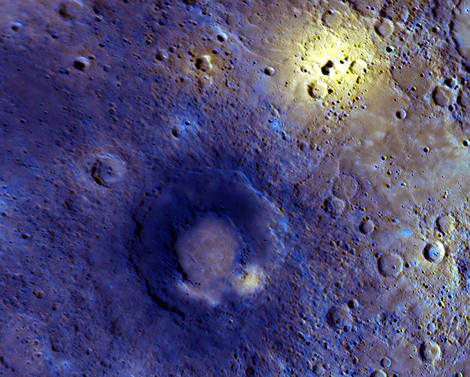 Vista de Mercurio obtenida por la sonda Messenger. | NASA.