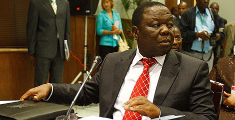 Morgan Tsvangirai, en la reciente Cumbre de Maputo. | Afp
