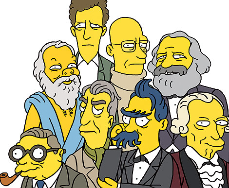 La 'premier league' de los filósofos, según Los Simpson. | El Mundo