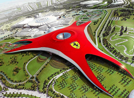 Ilustracin del futuro parque temtico sobre Ferrari. | ELMUNDO.es