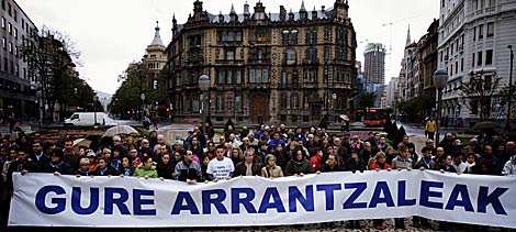 Concentracin en Bilbao para pedir la liberacin. | Carlos Garca Pozo