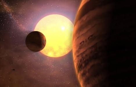 Infografa de un sistema planetario con una estrella parecida al Sol. | Foto: G. Prez (IAC)