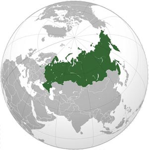 Mapa de Rusia.