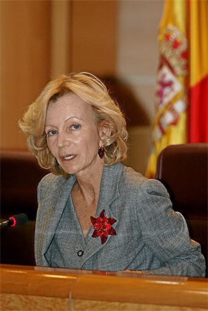 Elena Salgado, ministra de Economa y Hacienda. | Alberto Cullar