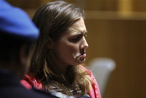 Knox rompi a llorar en la sesin, algo que no acostumbra a hacer.| AP/Alessandra Tarantino