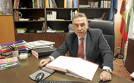 El presidente del CAA, Juan Montabes. (Foto: Esther Lobato).