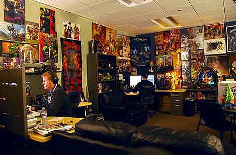 Interior de las oficinas de Blizzard, en la zona de desarrollo de World of Warcraft
