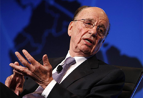 El magnate australiano Rupert Murdoch, en una conferencia en Washington. (Foto: Reuters)
