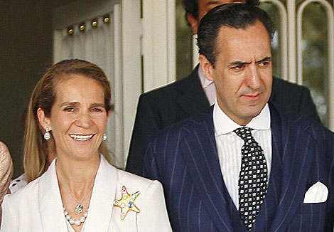 La Infanta Elena y Jaime de Marichalar, el pasado 27 de mayo. | Begoa Rivas
