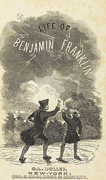 Ilustración del estudio de Benjamin Franklin y la cometa eléctrica. | Reuters