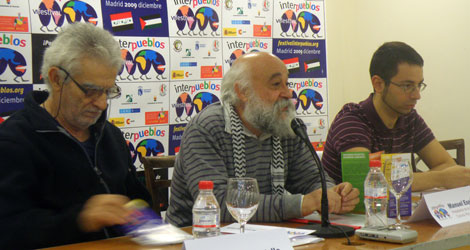 Javier Margallo, Manuel Espinar y Javier Benedicto durante el acto de presentacin del Festival