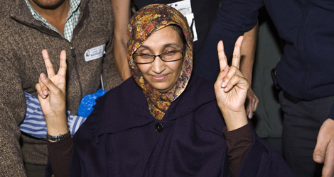 La activista saharaui Aminatu Haidar. | AFP