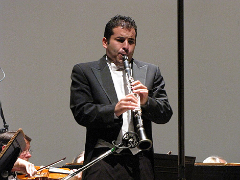 El joven clarinetista español José González. | Efe