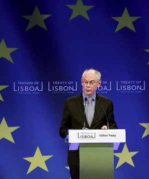 El presidente del Consejo Europeo, Herman Van Rompuy, | Foto: C.Moya