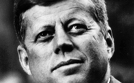 John F. Kennedy, presidente de EEUU desde 1961 a 1963.