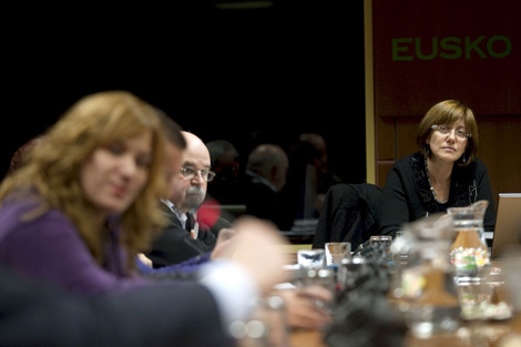 Blanca Urgell durante la comisin de Cultura del Parlamento. | Efe