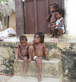 Niños en Libertad, una vereda de San Onofre, Sucre. SH-M