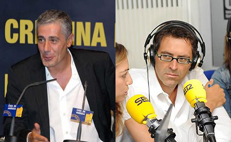 Daniel Anido, director de la Ser, y Rodolfo Irago, jefe de informativos de la cadena.