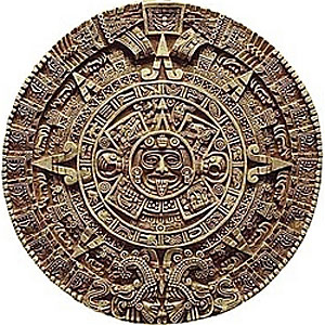 Un calendario de mesa maya.