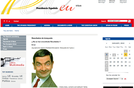 Mr. Bean, protagonista de la presidencia de turno. | Servimedia