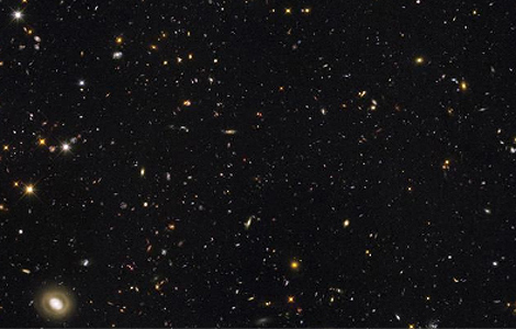 La imagen captada por el telescopio.