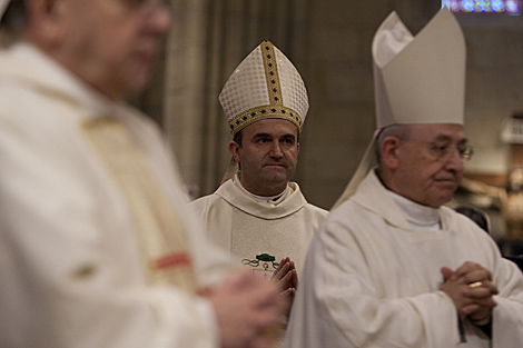 J. Ignacio Munilla, el pasado sbado, al tomar posesin como obispo de San Sebastin. | Justy