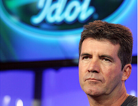 El productor y jurado Simon Cowell, en 'American Idol'. (Foto: Fox)