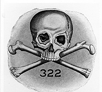 Emblema de los Skull and Bones.