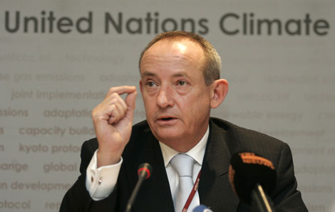 El secretario general de la ONU para el cambio climático, Yvo de Boer. | AP