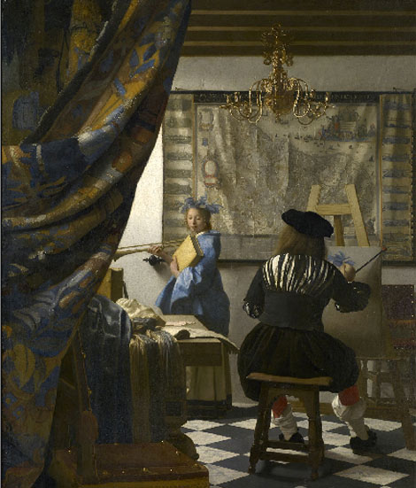 'El arte de la pintura', de Vermeer . | Efe
