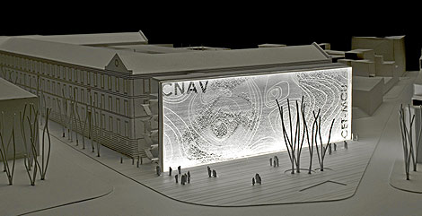 Imagen de la maqueta del proyecto para el Centro Nacional de Artes Visuales de los arquitctos Fuensanta Nieto y Enrique Sobejano. | ELMUNDO.es