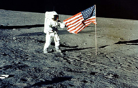 Foto de archivo de la llegada del hombre a la Luna en 1969. | NASA