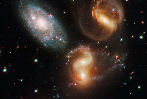 Algunas de las galaxias espirales captadas por el telescopio 'Hubble'. |ESA |NASA