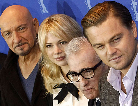 Scorsese y los protagonistas de Shutter Island. | Reuters