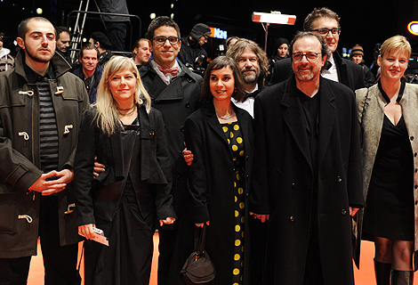 El reparto de 'Miel', en la alfombra roja de Berln. | AFP