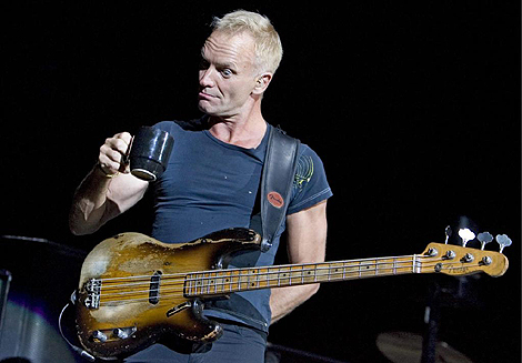 Sting, durante una actuación, en 2007. | AP